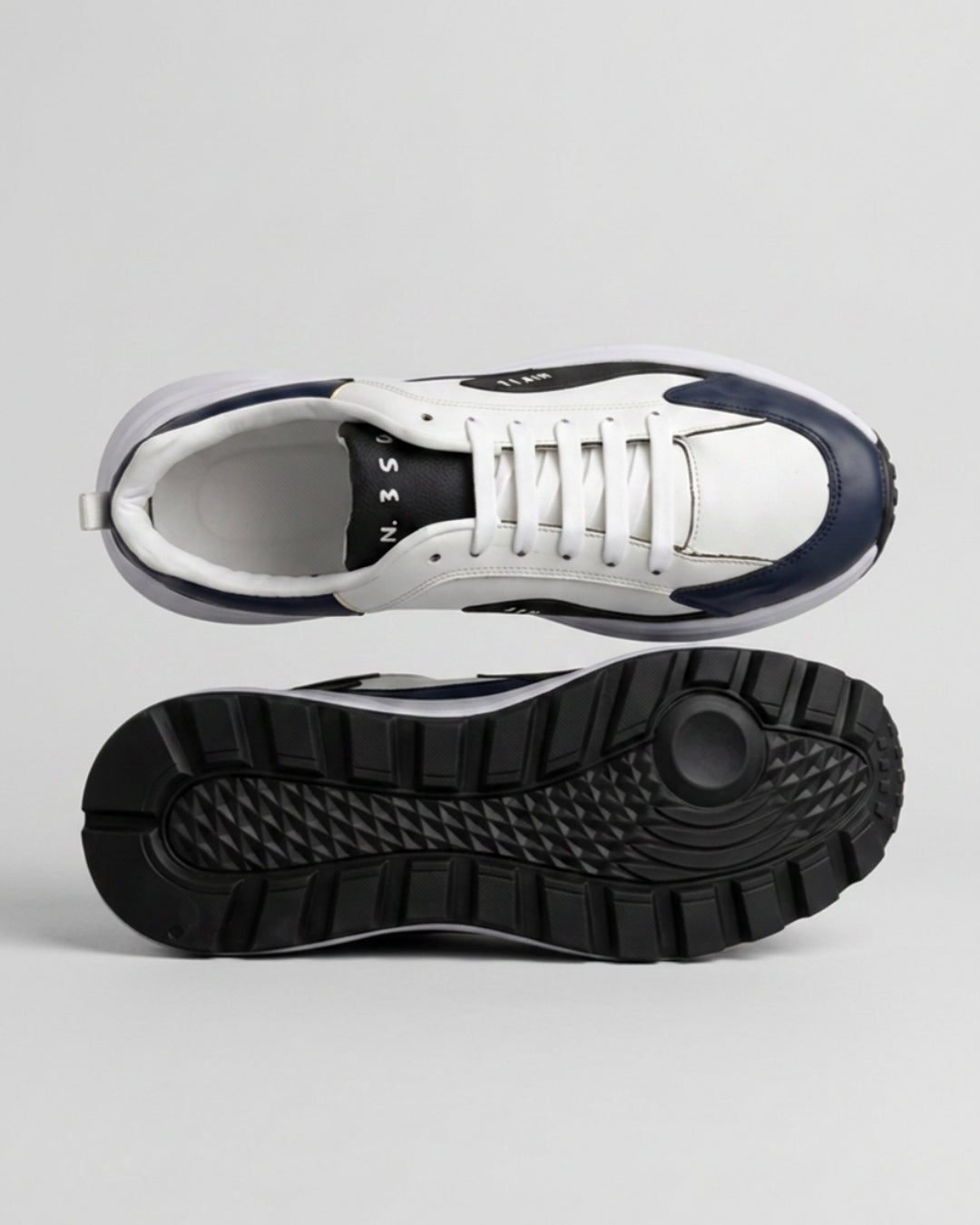 N.3S Streetwear Sneaker - White/Navy
