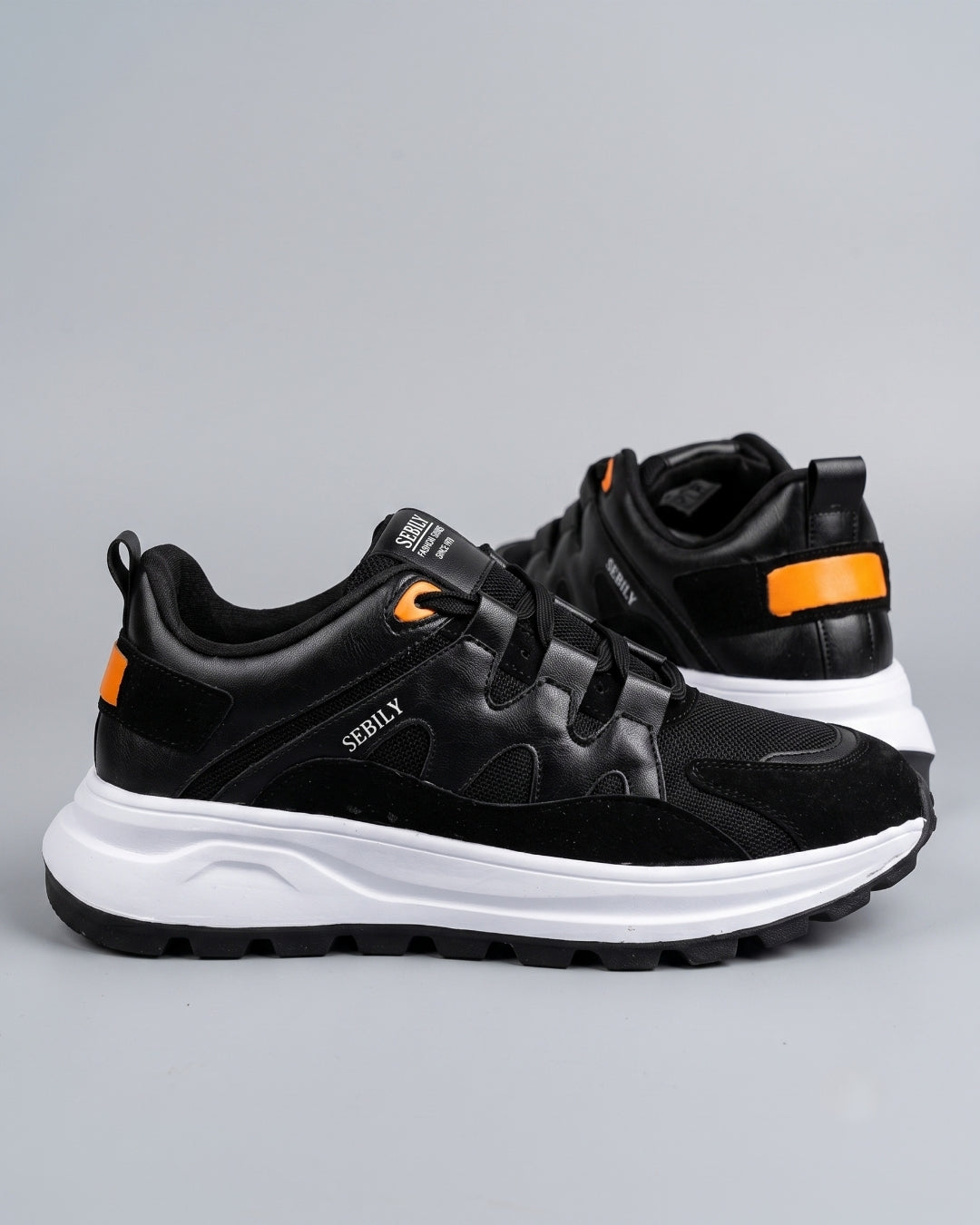 Sebily Textured Sneaker - Stealth Black