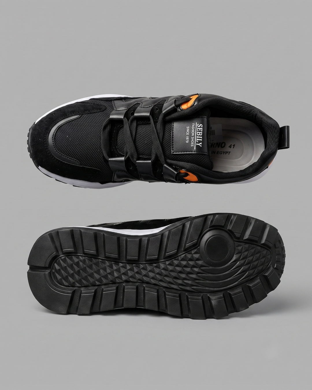 Sebily Textured Sneaker - Stealth Black