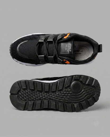 Sebily Textured Sneaker - Stealth Black