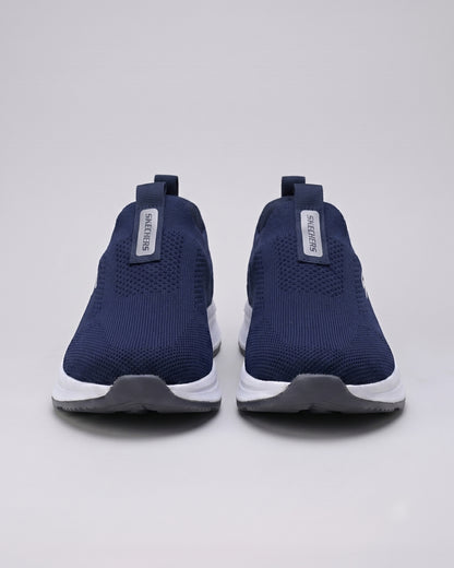 SKECHERS Knit Slip-On Sneaker - Navy
