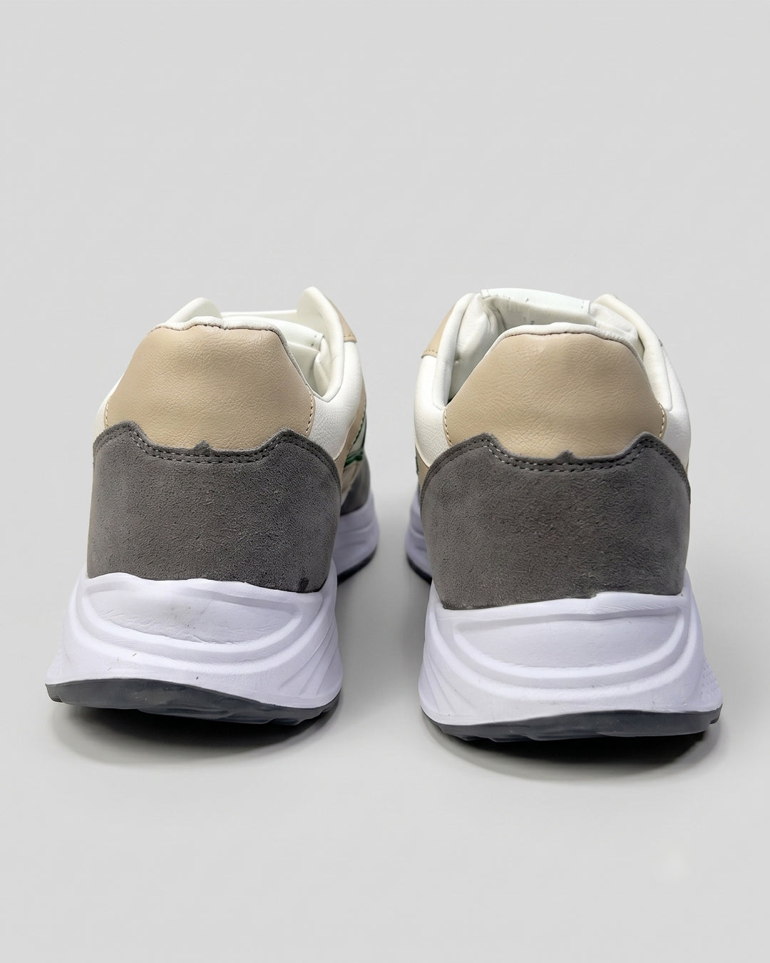 Sebily Retro Fashion Sneaker - White/Tan