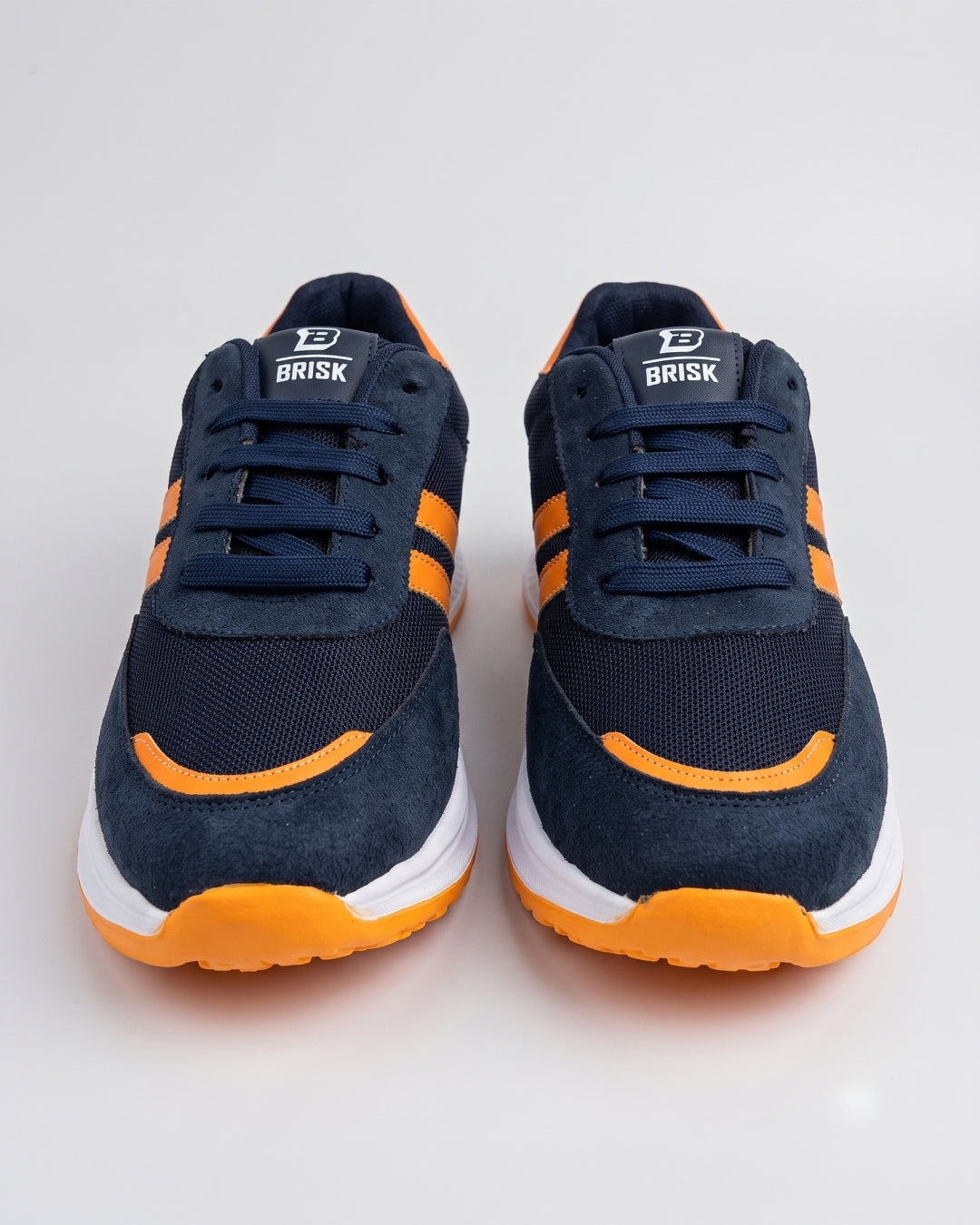 Brisk Sport Sneaker - Navy/Orange