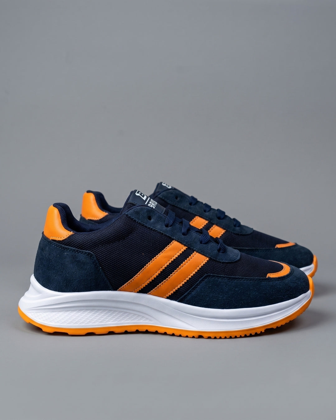 Brisk Sport Sneaker - Navy/Orange