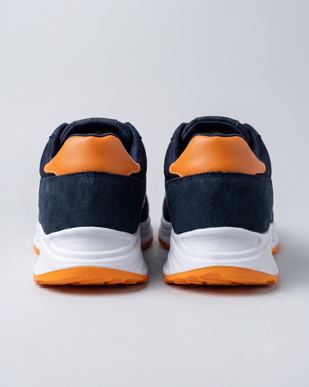 Brisk Sport Sneaker - Navy/Orange