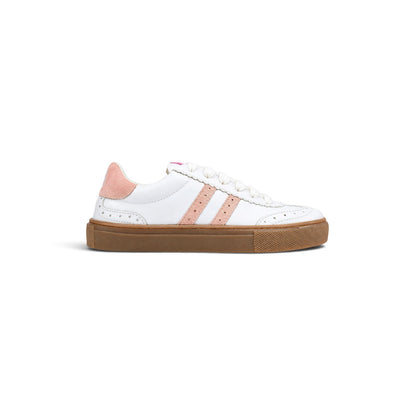El Sebily Retro Classic Sneakers – Rose/White