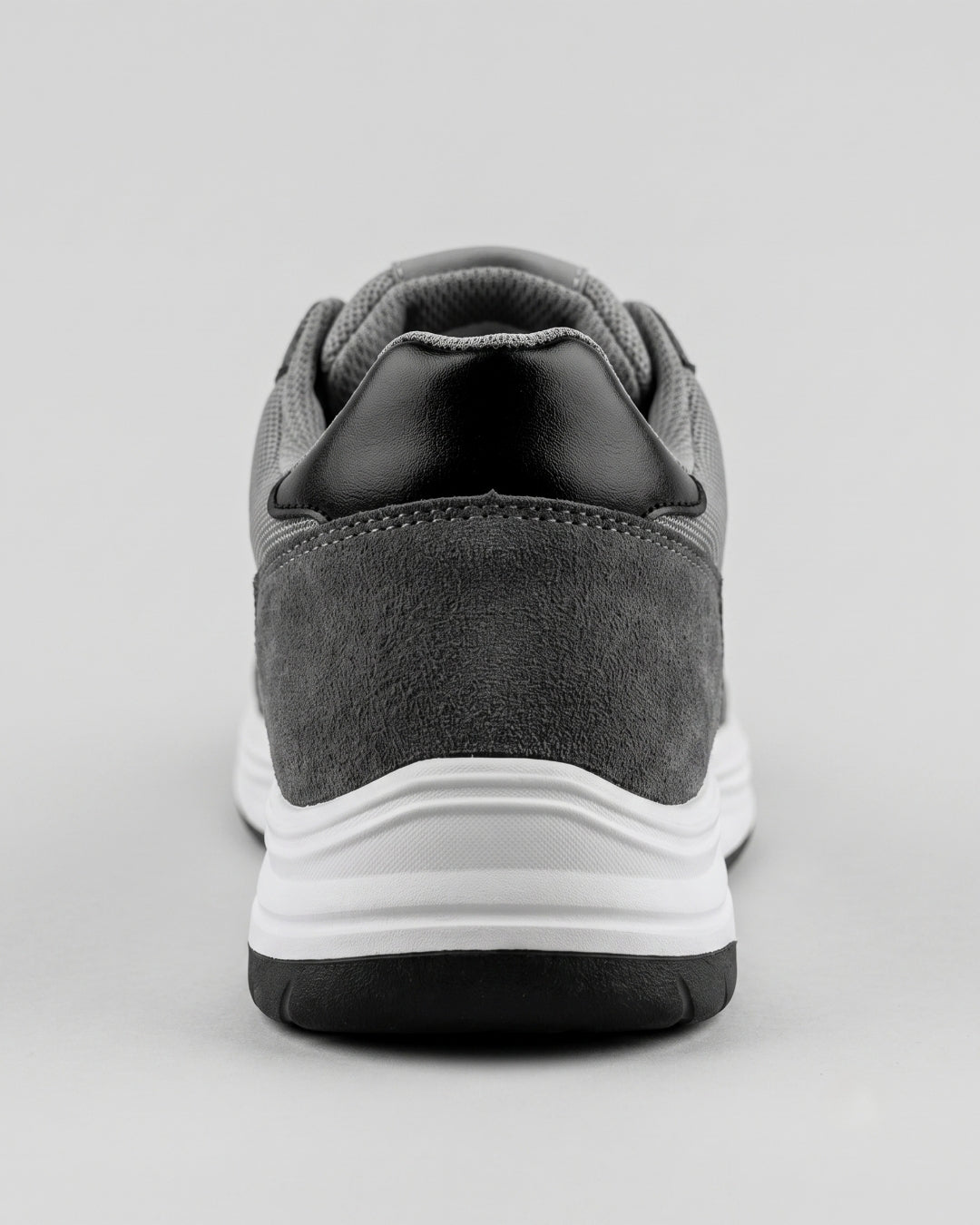 Brisk Casual Suede Sneaker - Grey/Black