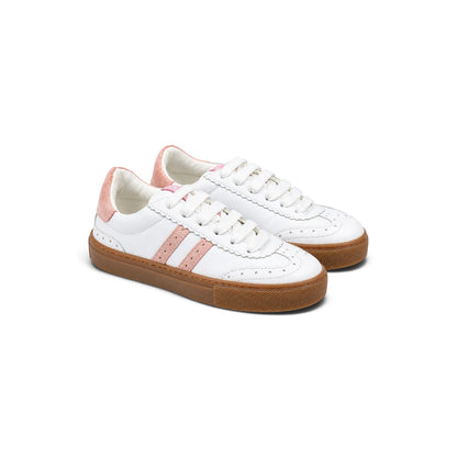 El Sebily Retro Classic Sneakers – Rose/White