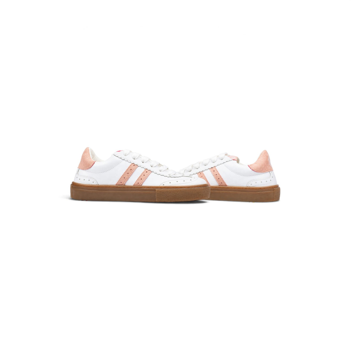 El Sebily Retro Classic Sneakers – Rose/White