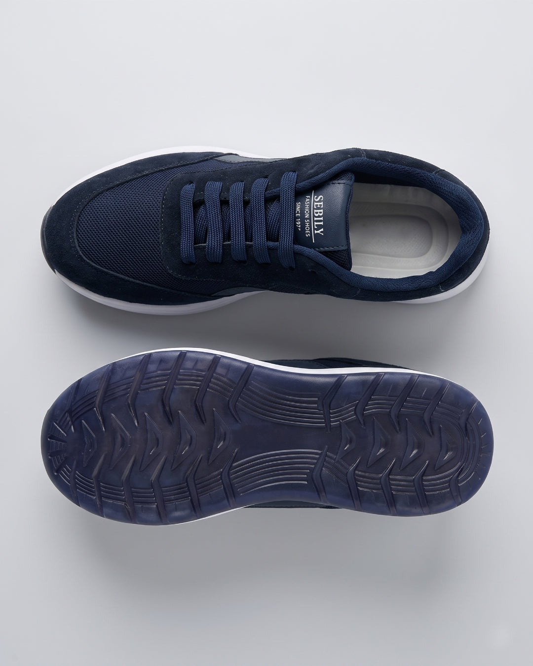 Sebily Classic Mesh Sneaker - Navy