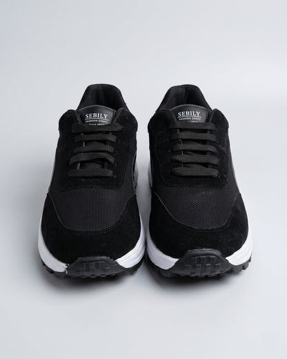 Sebily Classic Mesh Sneaker - Black