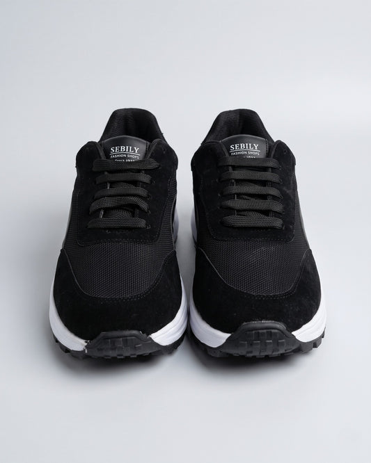 Sebily Classic Mesh Sneaker - Black