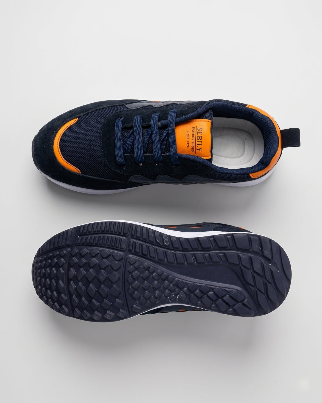 Sebily Sport Sneaker - Navy/Orange