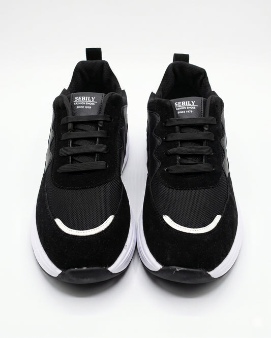 Sebily Accent Sneaker - Black/White