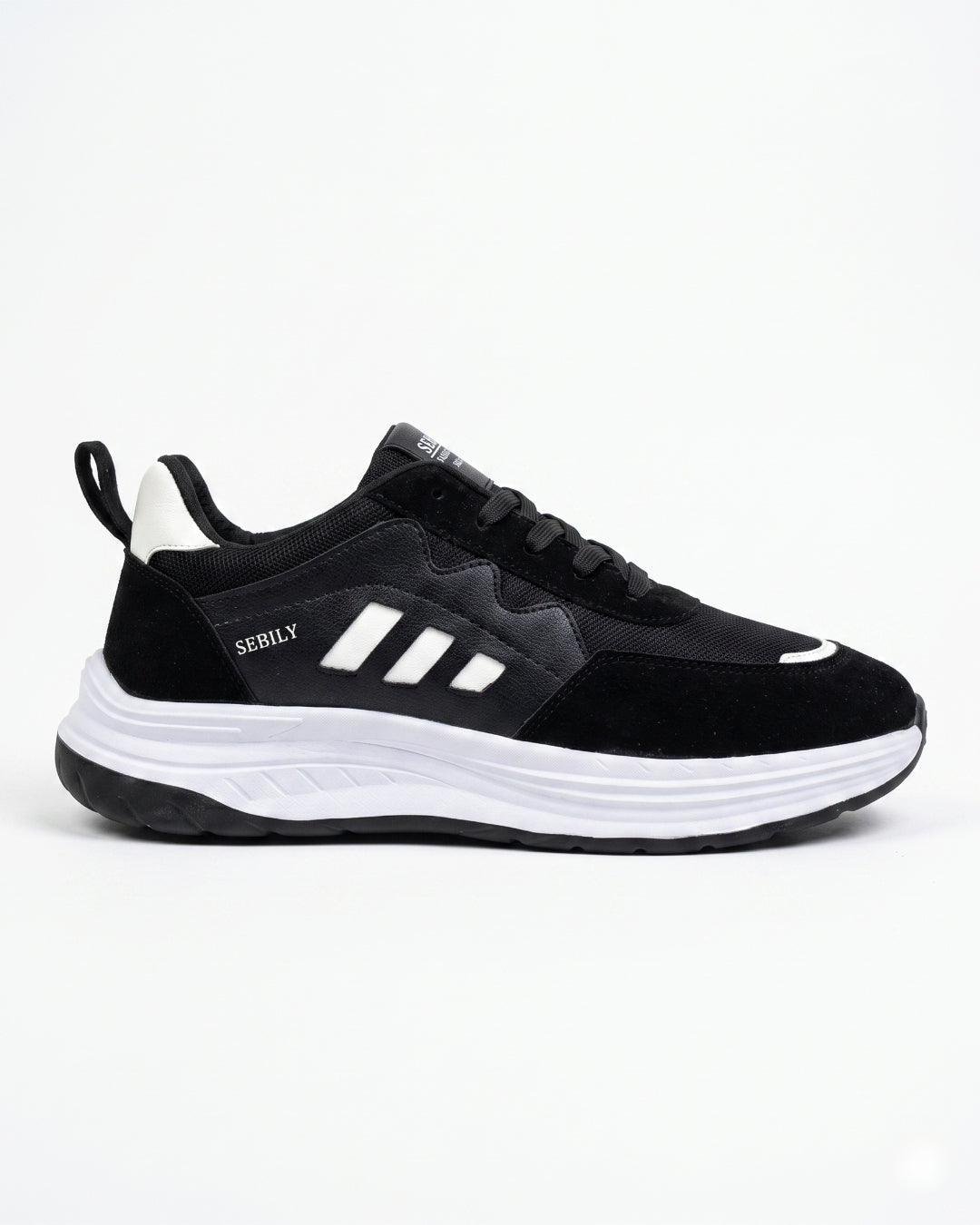 Sebily Accent Sneaker - Black/White