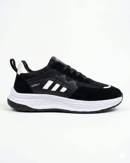 Sebily Accent Sneaker - Black/White