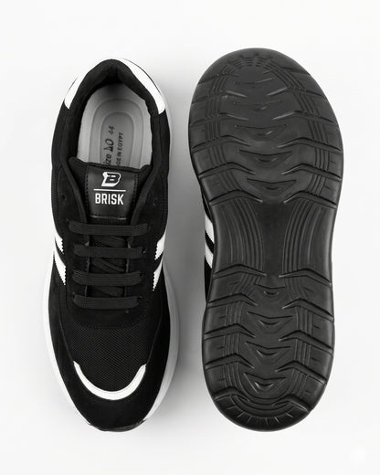 Brisk Athletic Sneaker - Black/White
