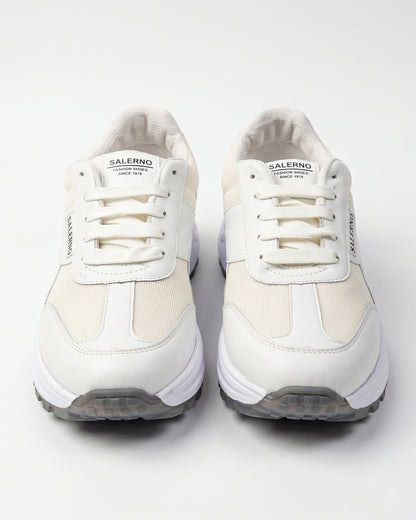 Salerno Minimalist Trainer - All White