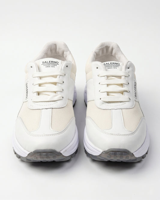 Salerno Minimalist Trainer - All White