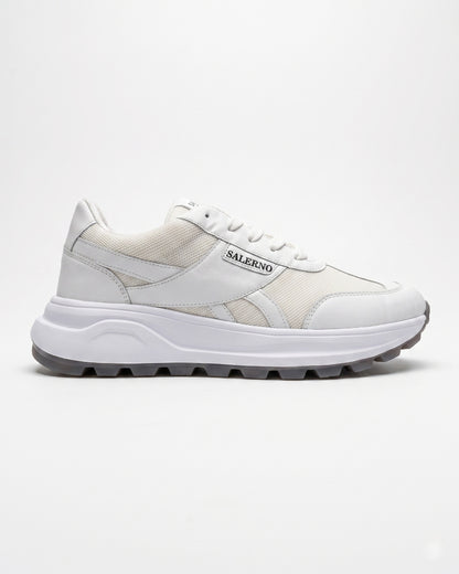 Salerno Minimalist Trainer - All White