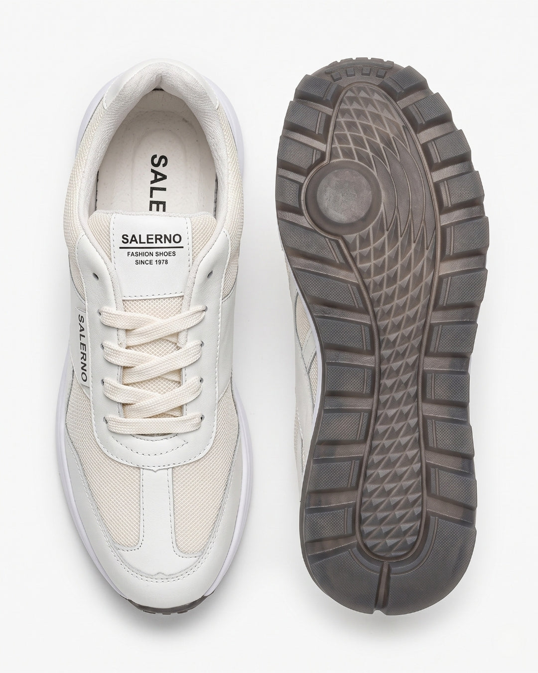 Salerno Minimalist Trainer - All White