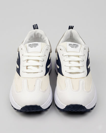 Salerno Heritage Sneaker - Cream/Navy