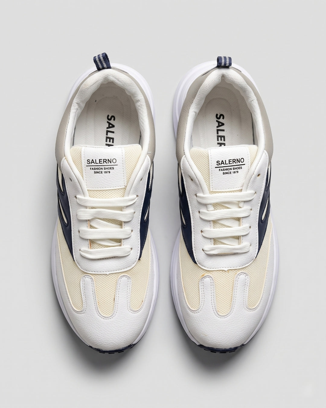 Salerno Heritage Sneaker - Cream/Navy