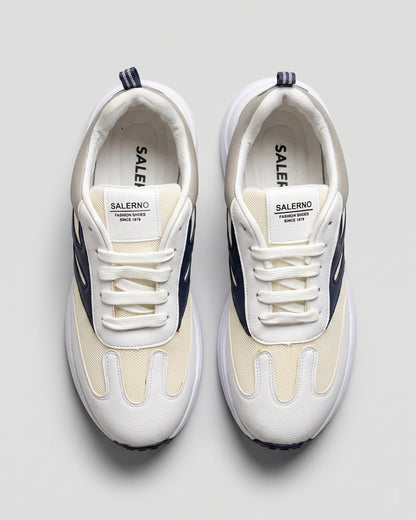 Salerno Heritage Sneaker - Cream/Navy