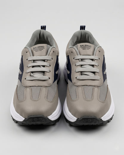 Salerno Premium Trainer - Grey/Navy