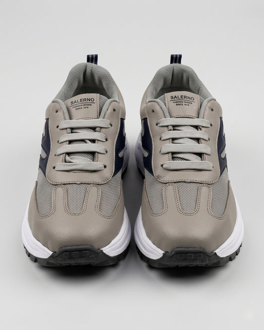 Salerno Premium Trainer - Grey/Navy
