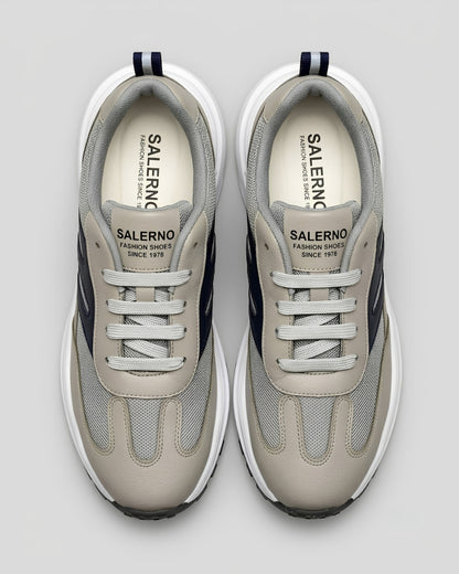 Salerno Premium Trainer - Grey/Navy