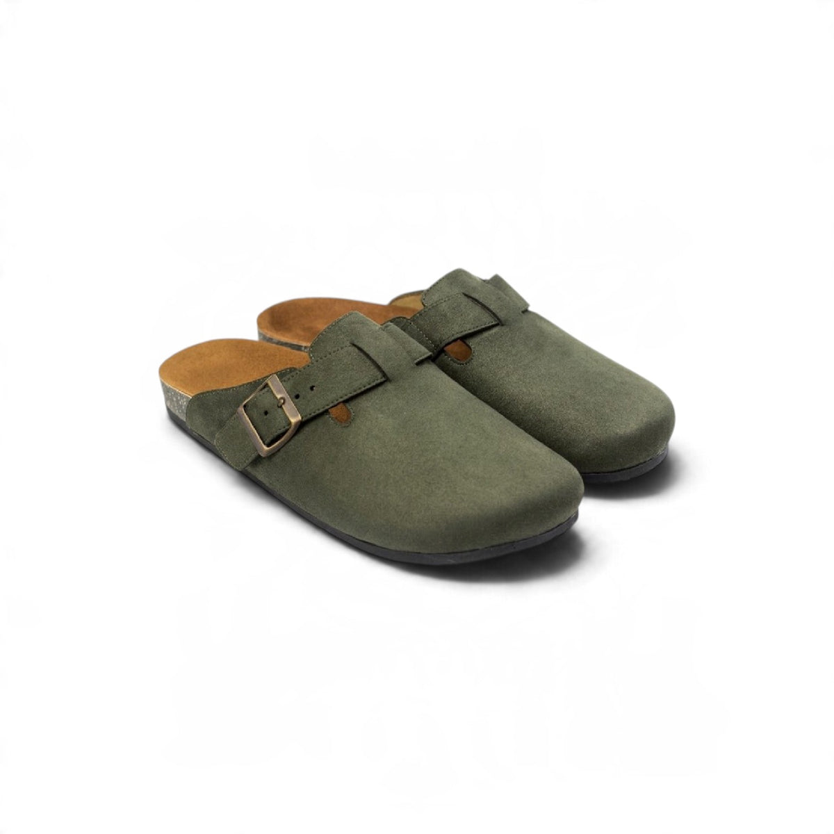 salerno clog suede