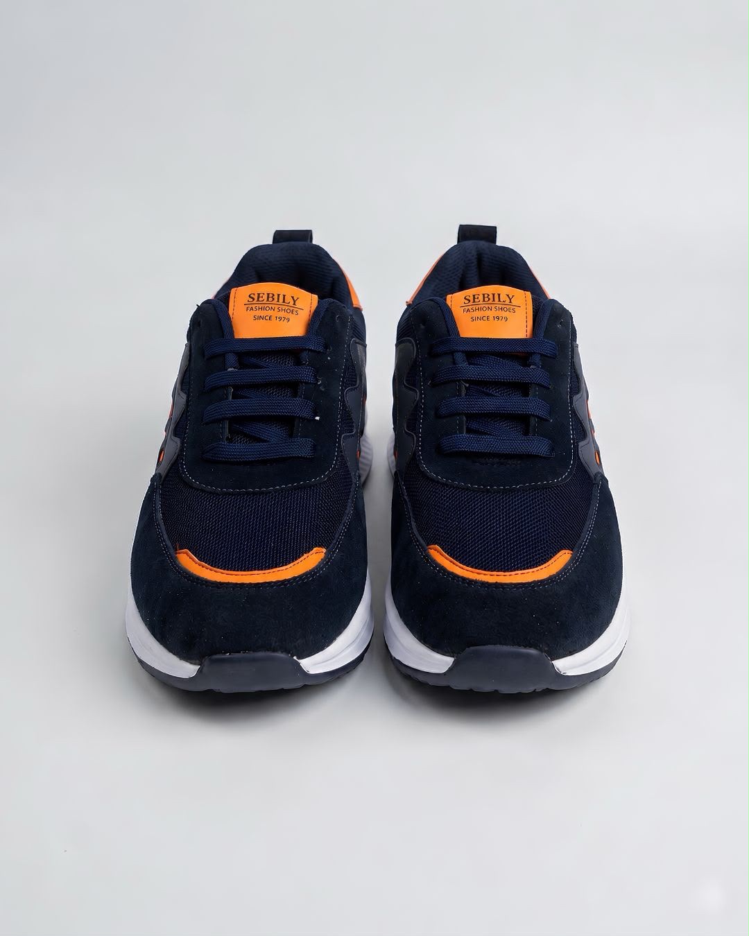 Sebily Sport Sneaker - Navy/Orange