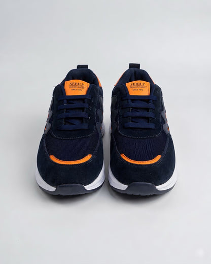 Sebily Sport Sneaker - Navy/Orange