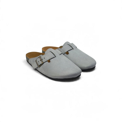 salerno clog suede