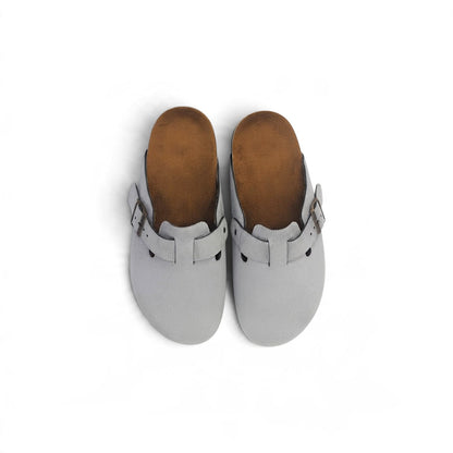 salerno clog suede