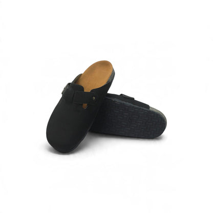 salerno clog suede