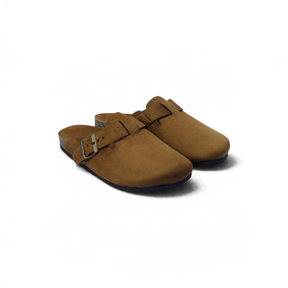 salerno clog suede