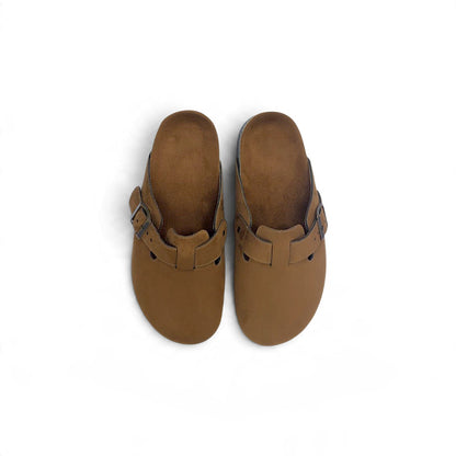 salerno clog suede