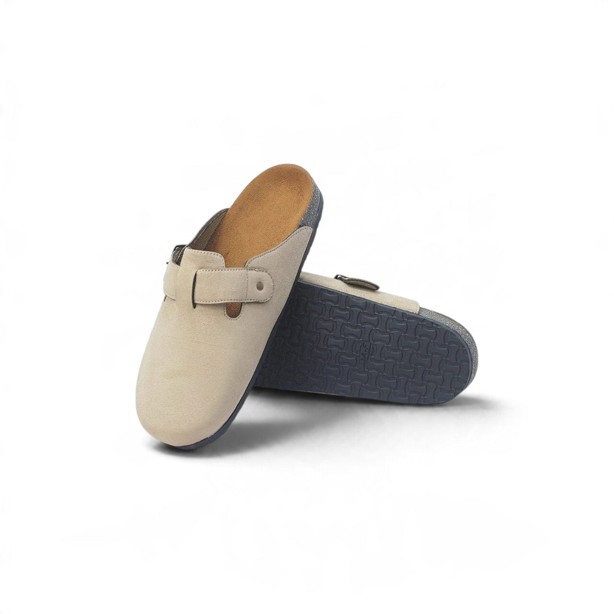 salerno clog suede