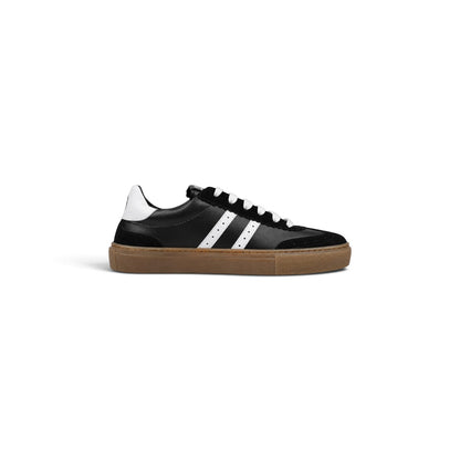 El Sebily Retro Classic Sneakers – Black/White